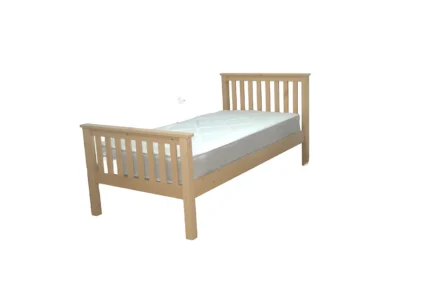 Hampshire Solid Pine High Footend Wooden Frame (All Sizes Available)