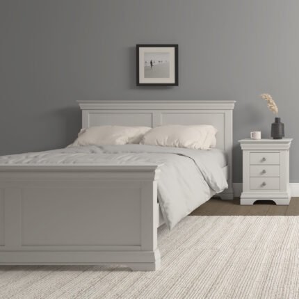 Bordeaux 5' Bed High Foot End (Ivory Colour)