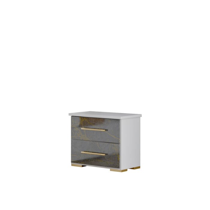 Ben Company Dalia Grey and Gold Bedroom Set - Image 6
