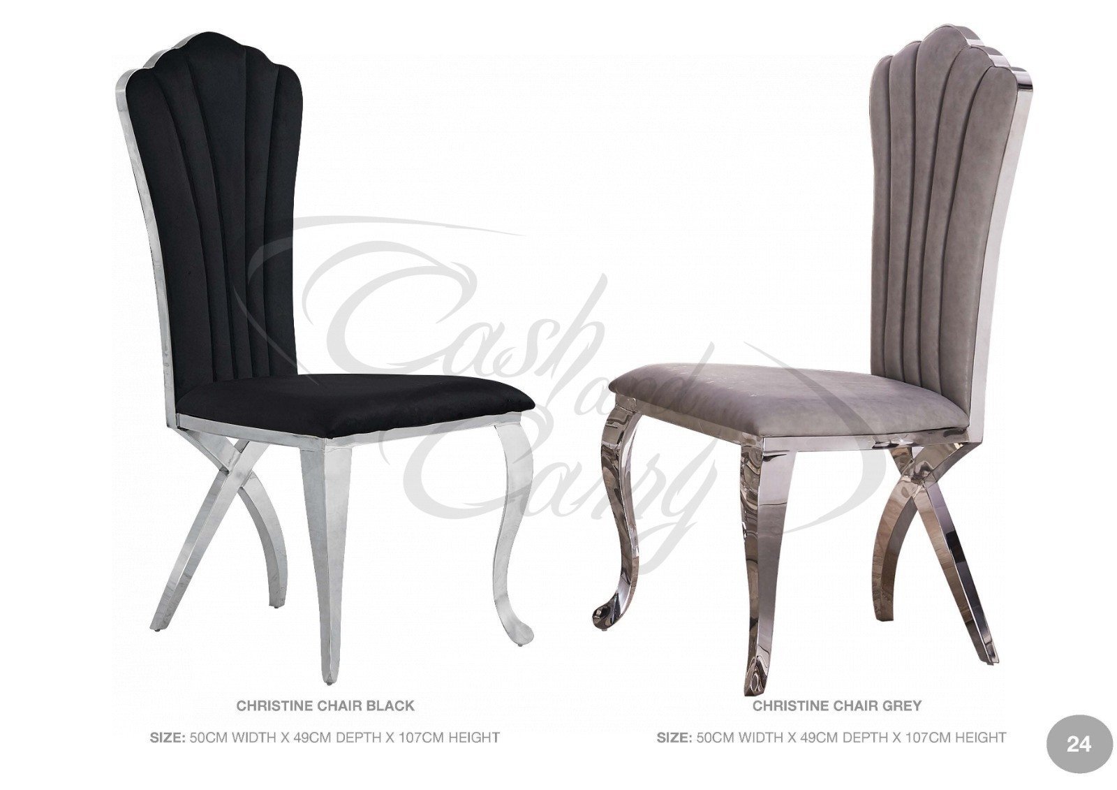 Clara Bone white Marble Top Dining Set - Image 3