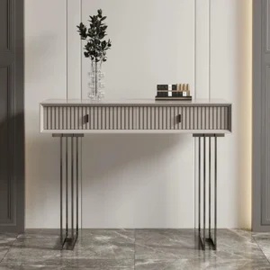 2 Drawer Dressing Table Grey