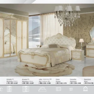 Tolouse Luxury Italian Bedroom Furniture Set