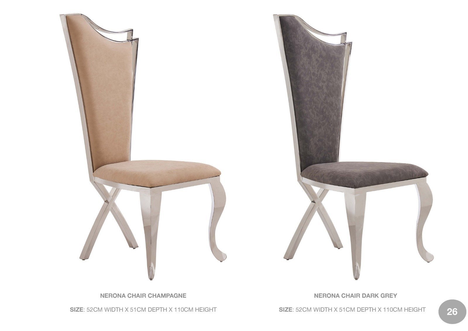 Bravia Large 180cm Marble Stone Dining Table with 6 Chairs - Image 4