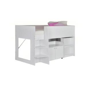 Astro Study Bunk in White