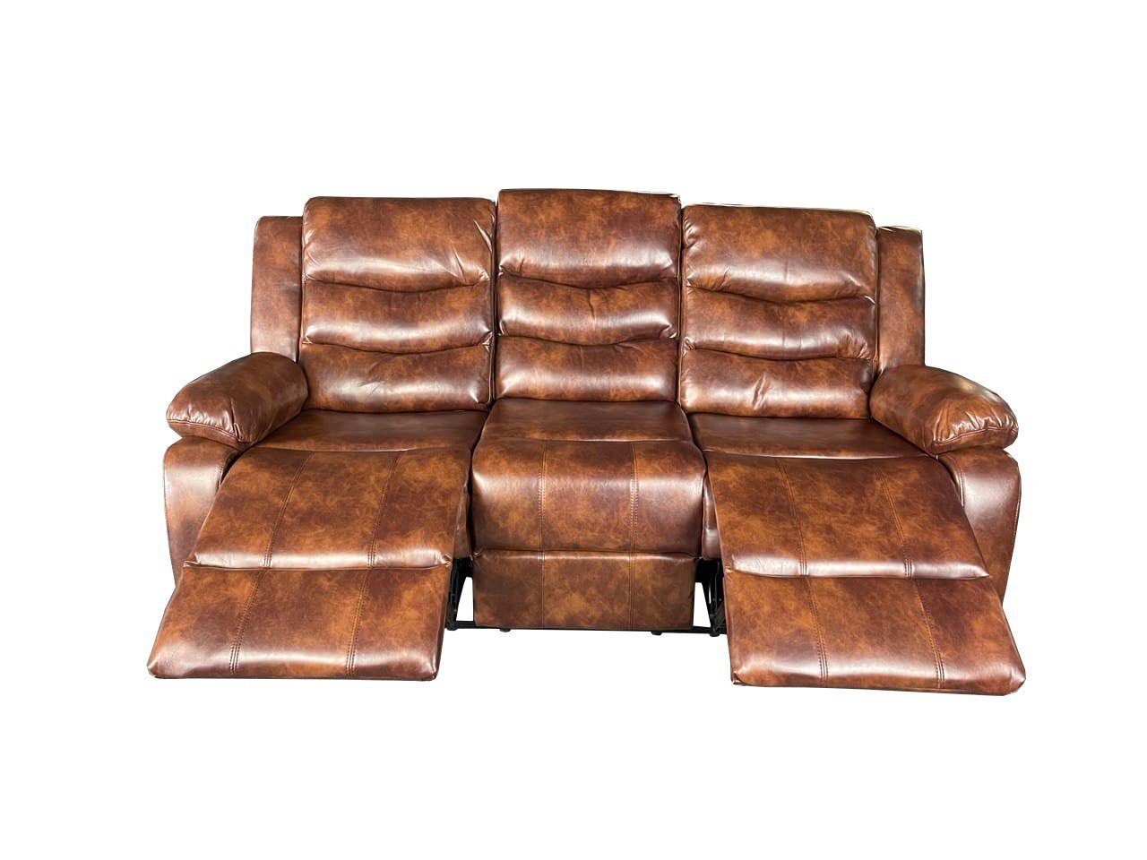 Roma 3+2 Recliner High Quality AIR LEATHER – Brown - Image 10