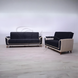 Bella Turkish Sofa Bed Strong Storage Base - Black