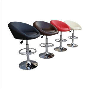Bermuda Gaslift Barstool-Faux Leather