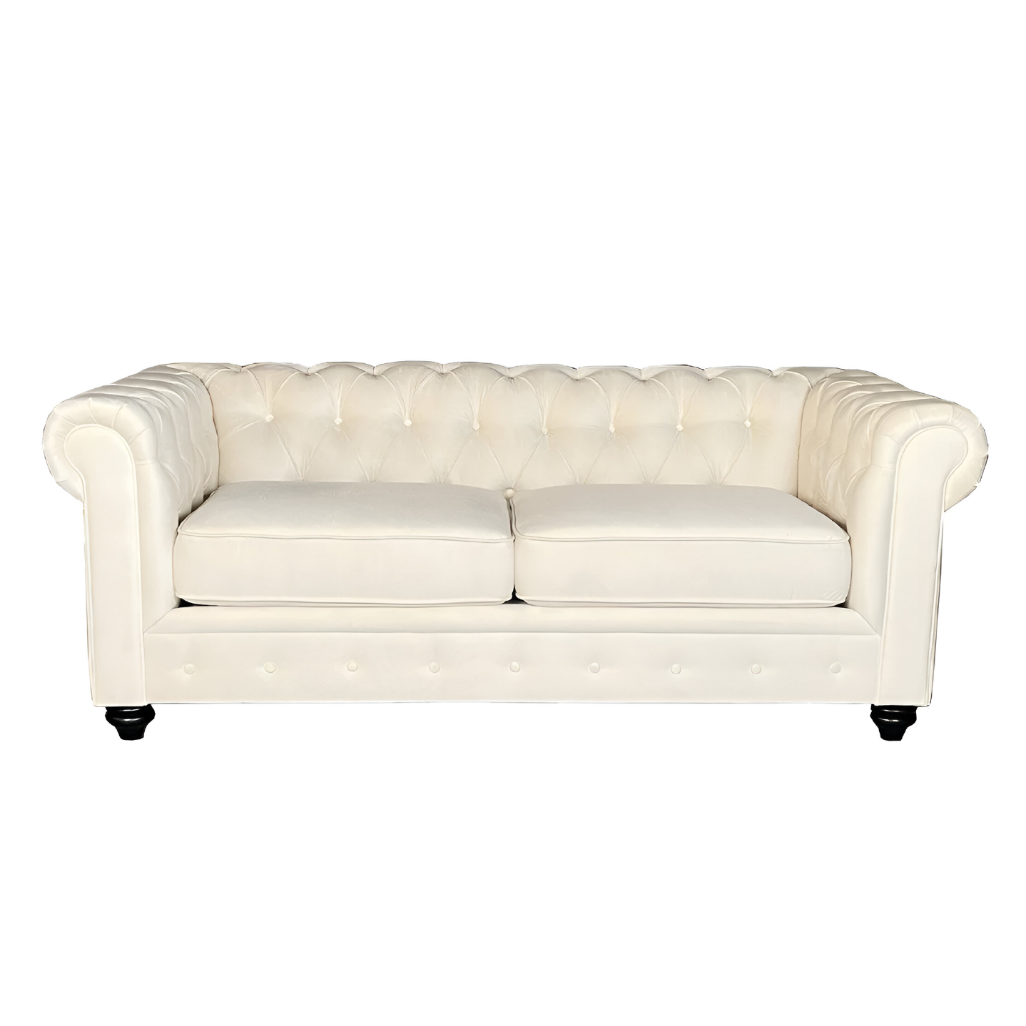 CHESTERFIELD 3+2 FABRIC – CREAM