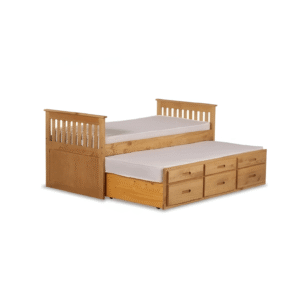 Captain Single Bed with Storage & Guest
