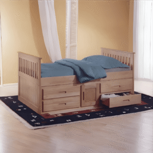 Captains Storage Bed Waxed