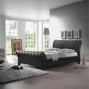 Chesterfield Faux Leather Bed Frame