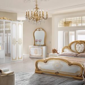 Clarissa White / Silver Gold Bedroom Furniture Collections