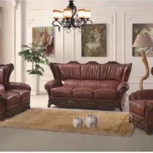 Classic Leather 3+2+1 Sofa
