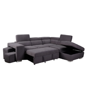 Concord Fabric Corner Sofa Bed with Storage (Right Side)