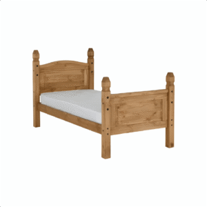 Corona 3' Bed High Foot End Distressed Waxed Pine