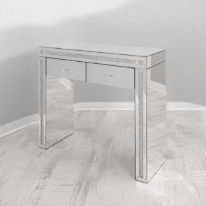 Crushed Glass Console Table