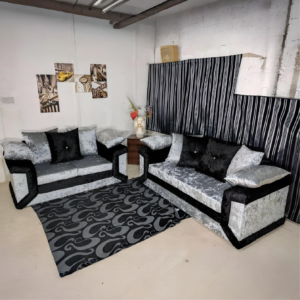 Dino (Crushed Velvet) 3+2 Sofa Set