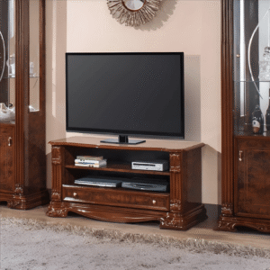 Elizabeth Walnut Radica Italian TV-HIFI Unit (H2O Design)