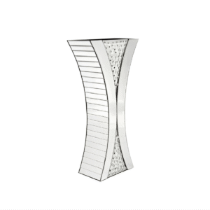 Floating Crystal Mirrored Vase