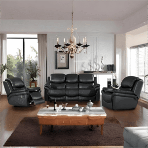 Gizzelle Recliner Leather 3+2+1 Seats Sofa Set