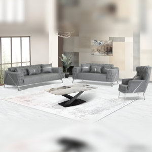 JASMINE SOFA SET FABRIC CHESTERFIELD