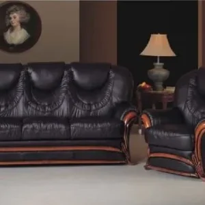 Leather Recliner Sofa