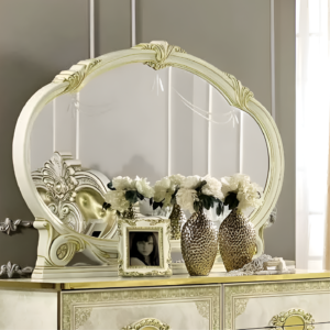 Camel Group Leonardo Ivory Finish Italian Buffet Mirror