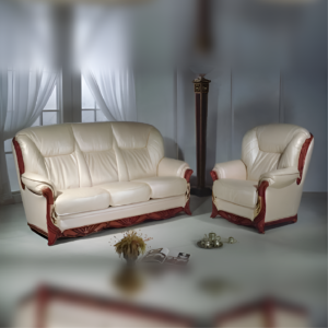 Lucca Genuine Italian Leather 3 seater Sofa