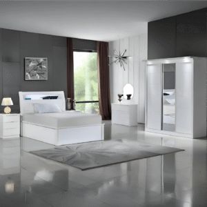 Madrid Ottoman Strong Storage Bed Frame High Gloss