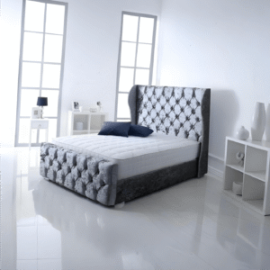 Miami Chesterfield Crushed Velvet Bed