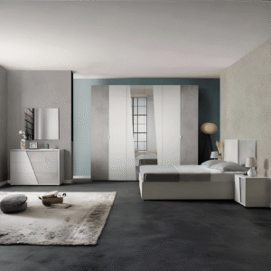 Miami New Modern Design Italian 6 Doors bedroom set
