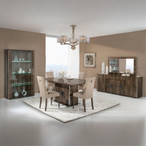 New Athen Italian Extending Dining Table Rover Monte Set