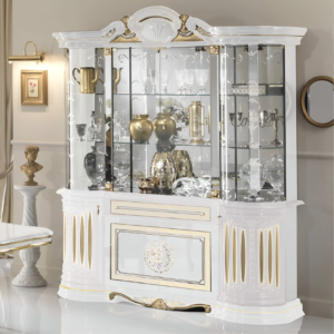 New Betty Italian 4 Doors White/Gold (New Addition Display Unit)