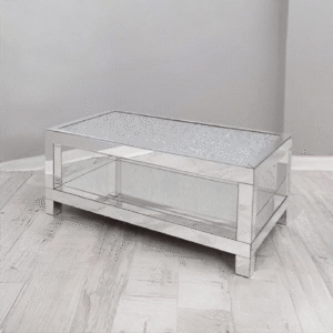 New Crushed Glass Coffee Table