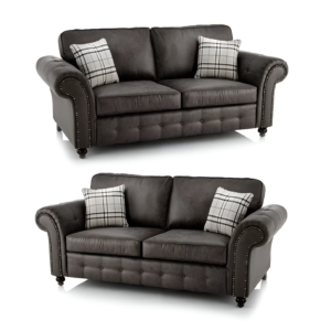 OAKLAND 3+2 NEVADA FABRIC SOFA – CHARCOAL