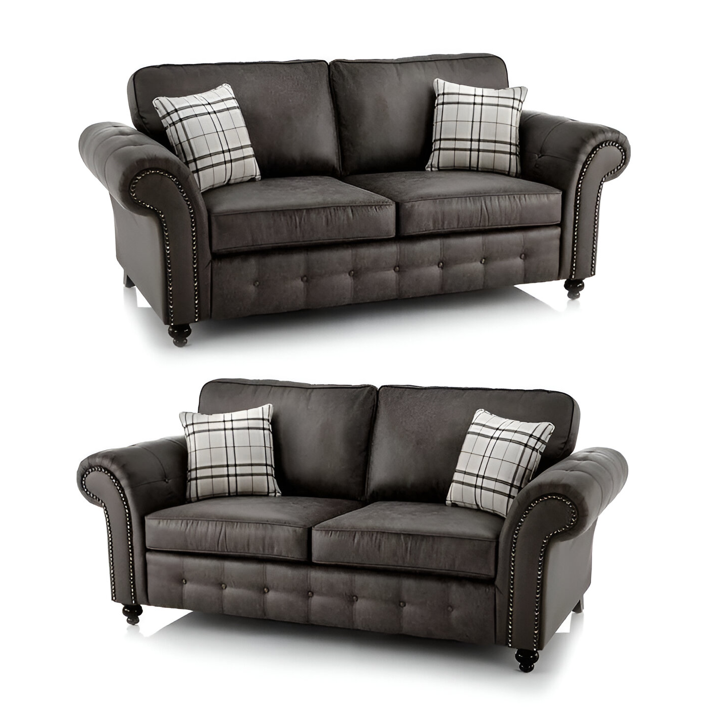 OAKLAND 3+2 NEVADA FABRIC SOFA – CHARCOAL