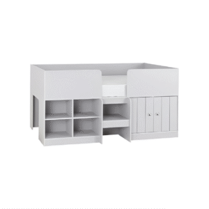 Orlando Low Sleeper Bed wooden Dove Grey