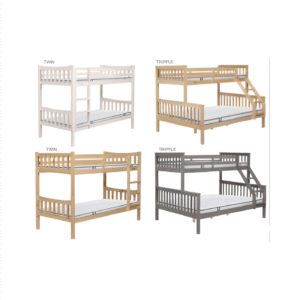 SOLID PINE TWIN/TRIPLE BUNK BED