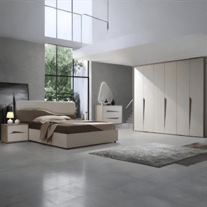 Soleil Modern 6 Doors Italian Bedroom Furniture Set Agatha Collection