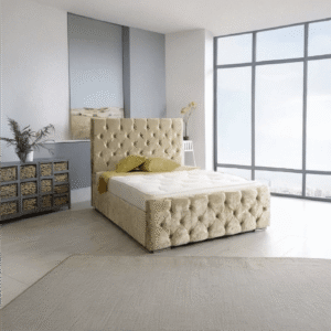 Stockholm Chesterfield Crushed Velvet Bed