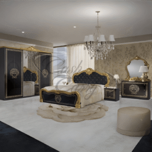 Vilma Luxury Italian Medusa Face Bedroom Collection
