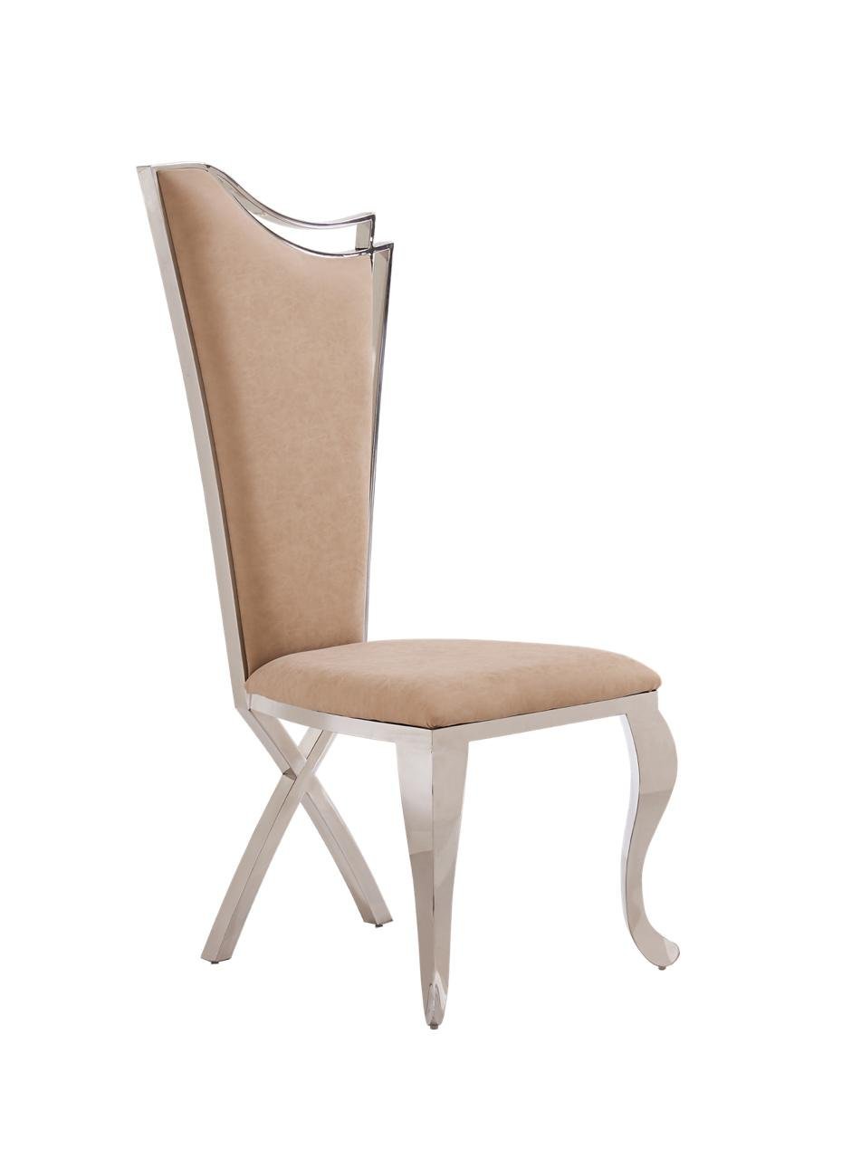 Mowana Marble (Bone White) Top Dining Table with 6 Nerona Chairs - Image 5