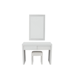 White Mirror Slanted Dresser Set (MF4001)