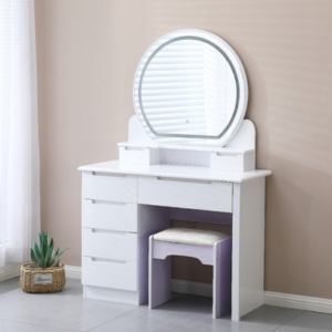Zircone High Gloss Dresser Table Set