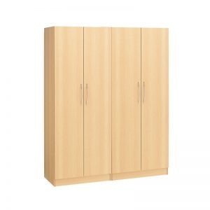Budget 4 Door Wardrobe Set (Plain)