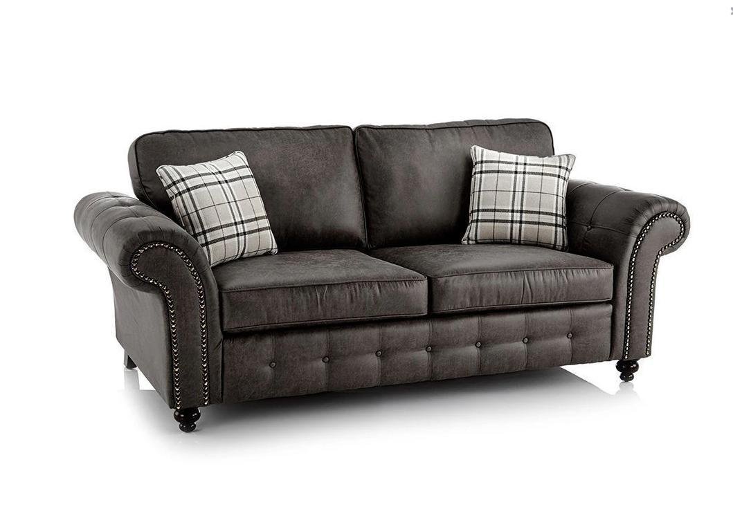 OAKLAND 3+2 NEVADA FABRIC SOFA – CHARCOAL - Image 3