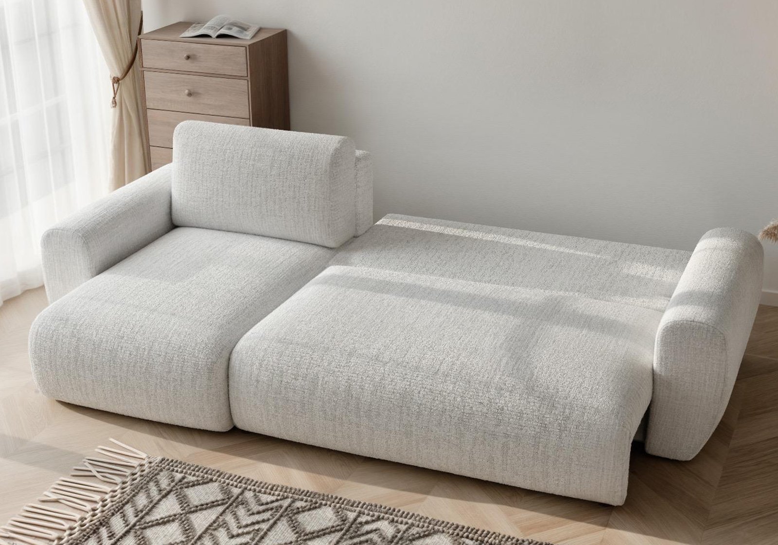 LUNA – Stunning Design Corner Sofa Bed with Storage - Image 9