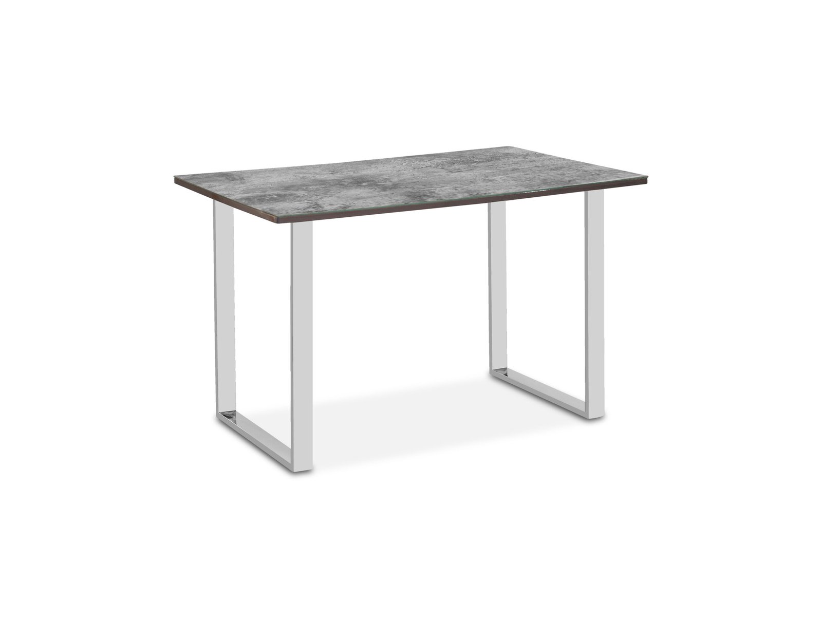 Tokyo Grey Stone Effect Glass Top Dining Set (Table & 4 Chairs) - Image 3