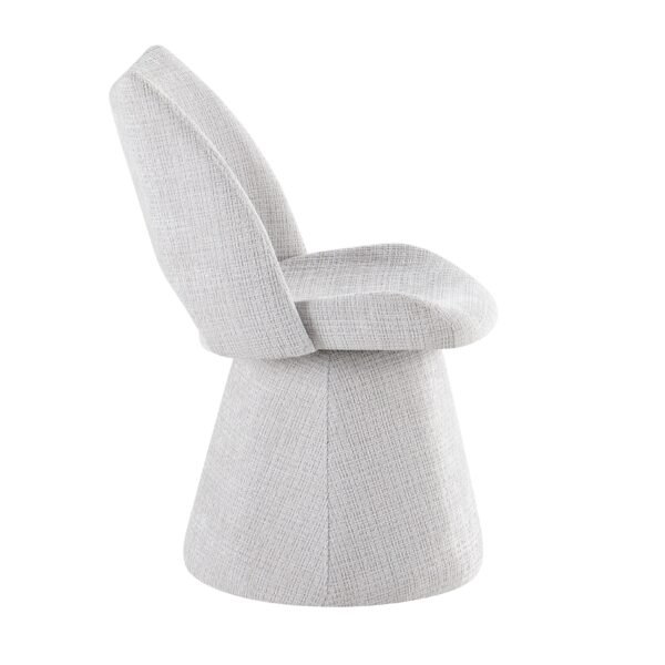 Monaco Pandora Grey Extendable Dining Table 160–240cm | Modern Maryland Swivel Chairs - Image 4